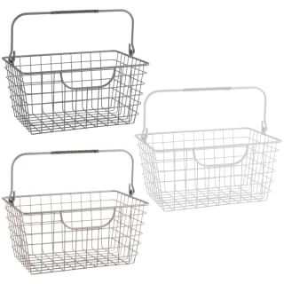 B&M Basket With Handles - Grey 2 B&M Basket With Handles - Grey - Image 2
