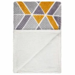 B&M Simply Geo Waffle Throw - Ochre 7 B&M Simply Geo Waffle Throw - Ochre -Cheap Home Style Store 394916 simply geo waffle throw ochre 3