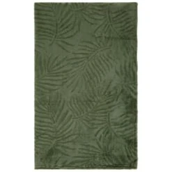 Large Leaf Embossed Green Throw 6 Large Leaf Embossed Green Throw -Cheap Home Style Store 394947 large leaf embossed green throw 2
