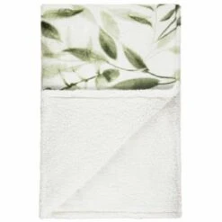 Winston Green Leaf Sherpa Throw -Cheap Home Style Store 394948 winston leaf sherpa throw green 2