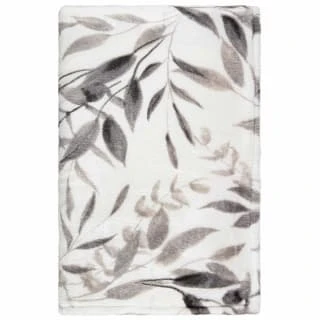 Winston Mono Leaf Sherpa Throw 2 Winston Mono Leaf Sherpa Throw - Image 2
