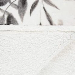 Winston Mono Leaf Sherpa Throw 8 Winston Mono Leaf Sherpa Throw -Cheap Home Style Store 394976 winston leaf sherpa throw mono 4