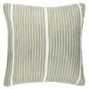 Green Stripe Double Sided Woven Cushion With Pipe