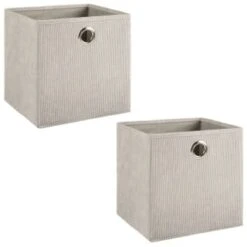 Lokken Cord Storage Cubes 2pk - Light Grey -Cheap Home Style Store 395811 2pk cord lokken storage cubes light grey 3