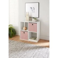Lokken Cord Storage Cubes 2pk - Pink -Cheap Home Style Store 395813 2pk cord lokken storage cubes pink 4