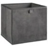 Lokken Velvet Storage Cubes 2pk - Grey