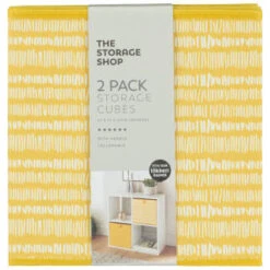 Lokken Mark Making Storage Cubes 2pk - Ochre -Cheap Home Style Store 395847 2pk lokken ochre storage cubes mark making 2