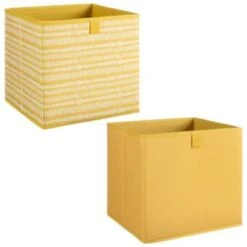 Lokken Mark Making Storage Cubes 2pk - Ochre -Cheap Home Style Store 395847 2pk lokken ochre storage cubes mark making 3