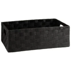 B&M Caen Set Of 3 Paper Rope Baskets - Black 7 B&M Caen Set Of 3 Paper Rope Baskets - Black -Cheap Home Style Store 395869 caen set of 3 paper rope baskets black 3