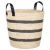 B&M Striped Basket - Mono