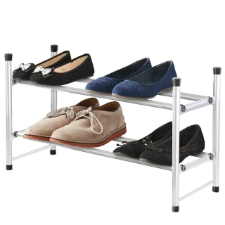 Spaceways Extendable 2 Tier Shoe Rack 1 Spaceways Extendable 2 Tier Shoe Rack