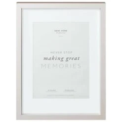 B&M A4 New York Box Photo Frame - Grey