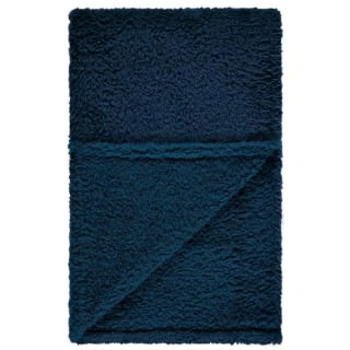 Simply Kids Teddy Throw - Navy 2 Simply Kids Teddy Throw - Navy - Image 2