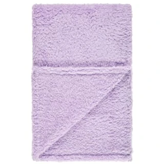 Simply Kids Teddy Throw - Lilac 2 Simply Kids Teddy Throw - Lilac - Image 2