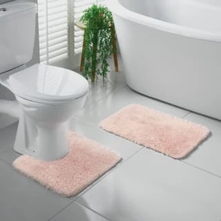 Blush - Tufted Pedestal Mat 2 Blush - Tufted Pedestal Mat - Image 2